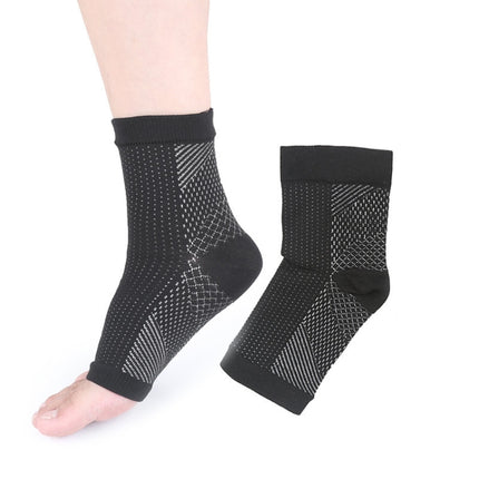 5 Pairs Comfortable Functional Pressure Socks, Size: L/XL(Black)-garmade.com