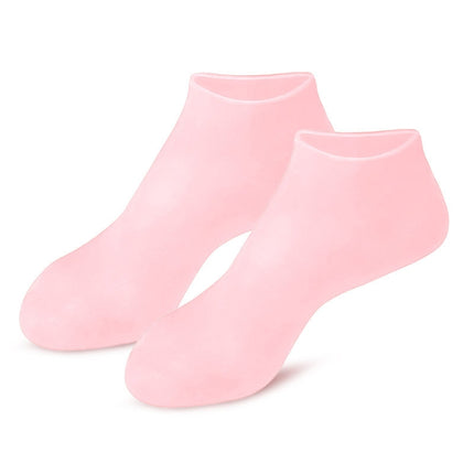 2 Pairs Moisturizing And Rejuvenating Sole Function Socks, Size: S(Pink)-garmade.com