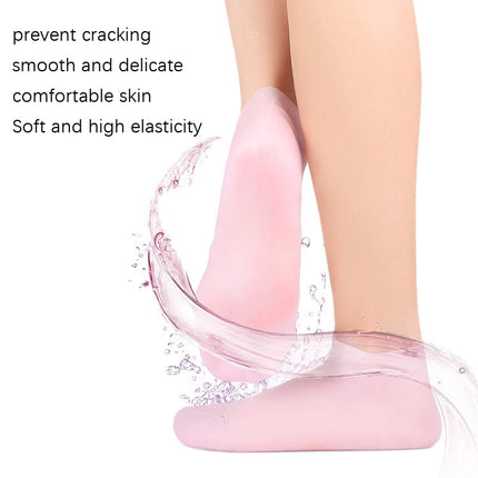 2 Pairs Moisturizing And Rejuvenating Sole Function Socks, Size: L(Skin Color)-garmade.com
