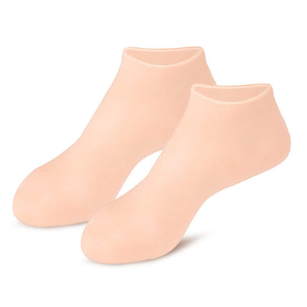 2 Pairs Moisturizing And Rejuvenating Sole Function Socks, Size: XL(Skin Color)-garmade.com