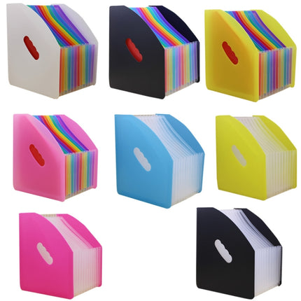 Standing Organ Clip Student Test Paper Storage Clip(Red Surface (Colorful Inner Page))-garmade.com