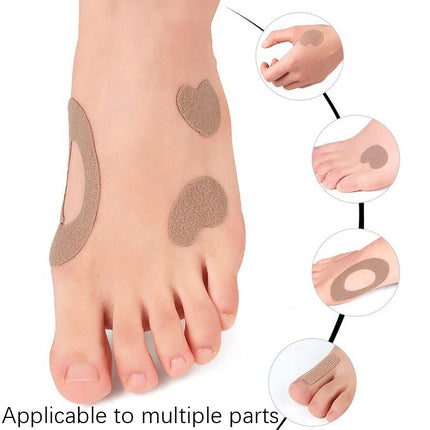 10 PCS High Heel Anti-Wear Foot Shoes Stickers(Skin Color)-garmade.com