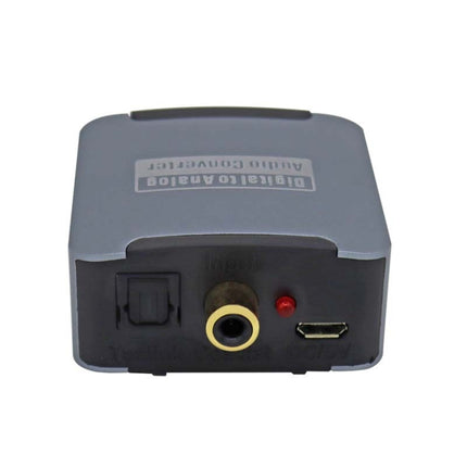 YQ-080 Digital Fiber Optic Coaxial Audio Converter, Interface: Host+USB Power Cable-garmade.com