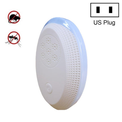 Ultrasonic Mosquito Rat Repellent Night Light, Specification: US Plug(Gemstone Blue)-garmade.com