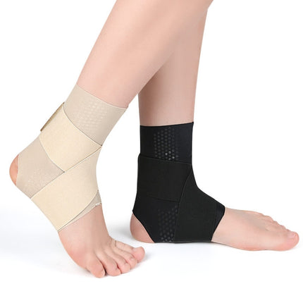 Thin Anti-Slip Dispensing Sports Compression Bandage Ankle Brace, Specification: M(Black)-garmade.com