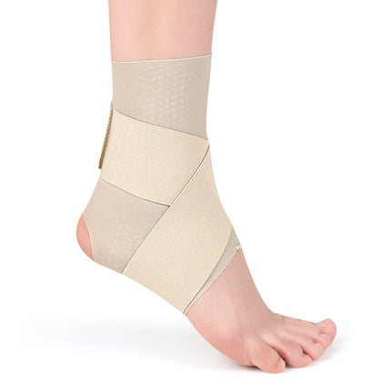 Thin Anti-Slip Dispensing Sports Compression Bandage Ankle Brace, Specification: XL(Skin Color)-garmade.com