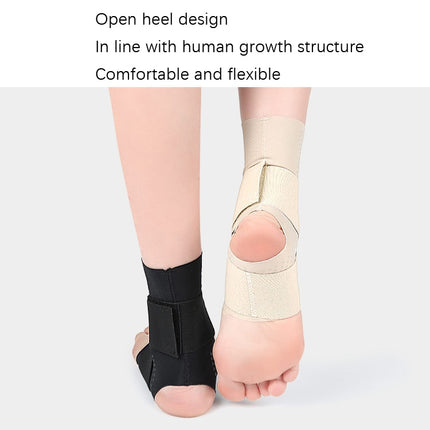 Thin Anti-Slip Dispensing Sports Compression Bandage Ankle Brace, Specification: XL(Skin Color)-garmade.com