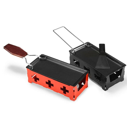 Mini Cheese Grill ,Specification: Wooden Handle Black Set-garmade.com