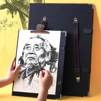 Backpack Portable Waterproof Sketch Clipboard, Specification: 6K (Red)-garmade.com