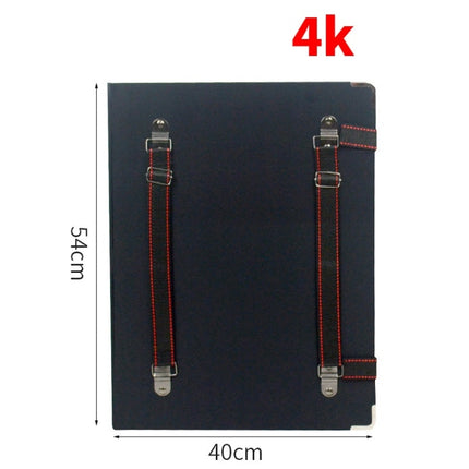 Backpack Portable Waterproof Sketch Clipboard, Specification: 4K (Black)-garmade.com