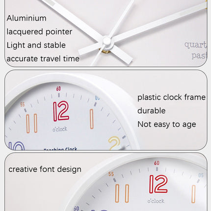 12-Inch Sound-Controlled Night Light Clock(Warm Yellow Light)-garmade.com