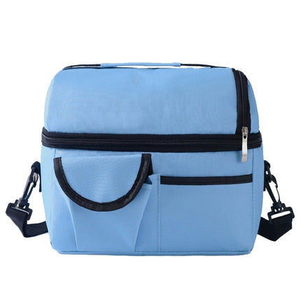 Double Insulation Bag Breast Milk Fresh Bag Bottle Mummy Bag(Sky Blue)-garmade.com