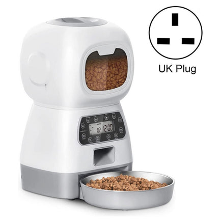 WiFi APP Style 3.5L Elf Pet Feeder Automatic Feeder(With UK Power Supply)-garmade.com