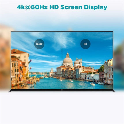 QGeeM QG-AV16 HD TV Blu-Ray Projection HDMI TV Cable Supports 4K, Length: 3 m-garmade.com
