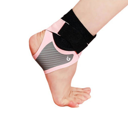 1 Pair Carbon Soft Armor Sports Ankle Protectors For Men and Women, Specification: M (Pink)-garmade.com