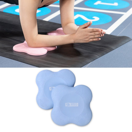 Flat Support Elbow Pads Yoga Knee Pads(Light Blue)-garmade.com
