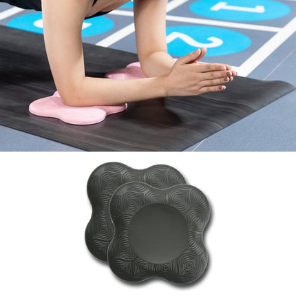 Flat Support Elbow Pads Yoga Knee Pads(Black)-garmade.com