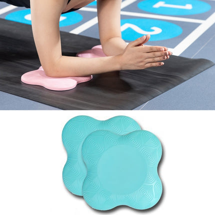 Flat Support Elbow Pads Yoga Knee Pads(Lake Blue)-garmade.com
