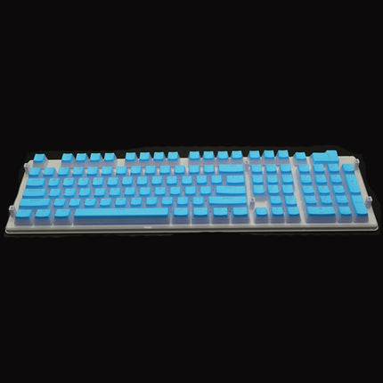 Pudding Double-layer Two-color 108-key Mechanical Translucent Keycap(Sky Blue)-garmade.com