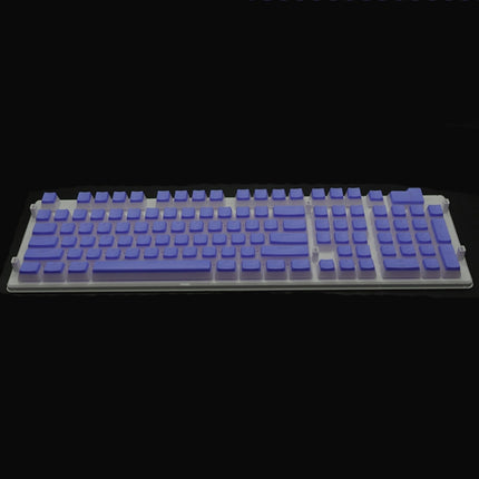Pudding Double-layer Two-color 108-key Mechanical Translucent Keycap(Violet)-garmade.com