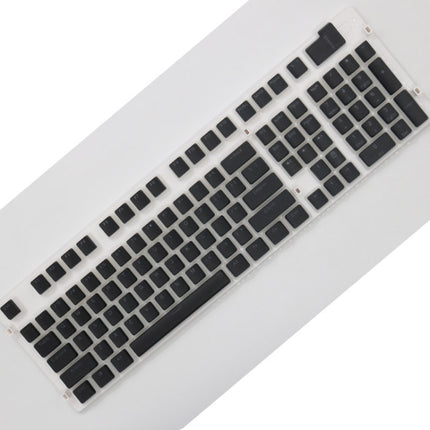Pudding Double-layer Two-color 108-key Mechanical Translucent Keycap(Black)-garmade.com