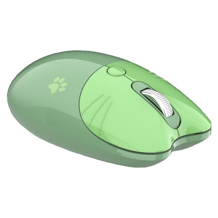 M3 3 Keys Cute Silent Laptop Wireless Mouse, Spec: Bluetooth Wireless Version (Green)-garmade.com