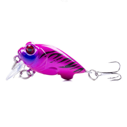 4 PCS HENGJIA CB051 4cm / 5.2g Small Fat Lure Bait(2 )-garmade.com