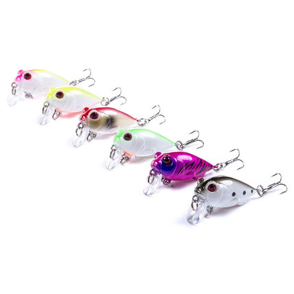 4 PCS HENGJIA CB051 4cm / 5.2g Small Fat Lure Bait(6)-garmade.com