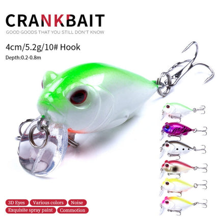 4 PCS HENGJIA CB051 4cm / 5.2g Small Fat Lure Bait(6)-garmade.com