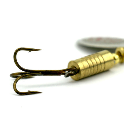 10 PCS HENGJIA SP054 6.7cm / 7g Fresh Water Sequins Road Bait(Black Gold Point)-garmade.com