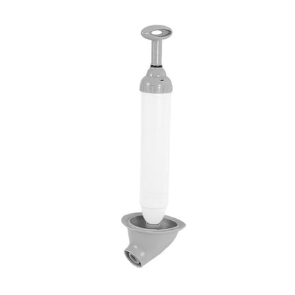 Vacuum High Pressure Toilet Dredge, Style: Arc (Gray White)-garmade.com