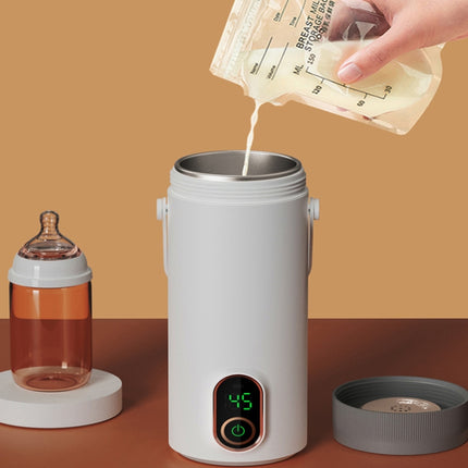 Portable Breast Milk Thawing Fast Heating Bottle Warmer, CN Plug(White)-garmade.com