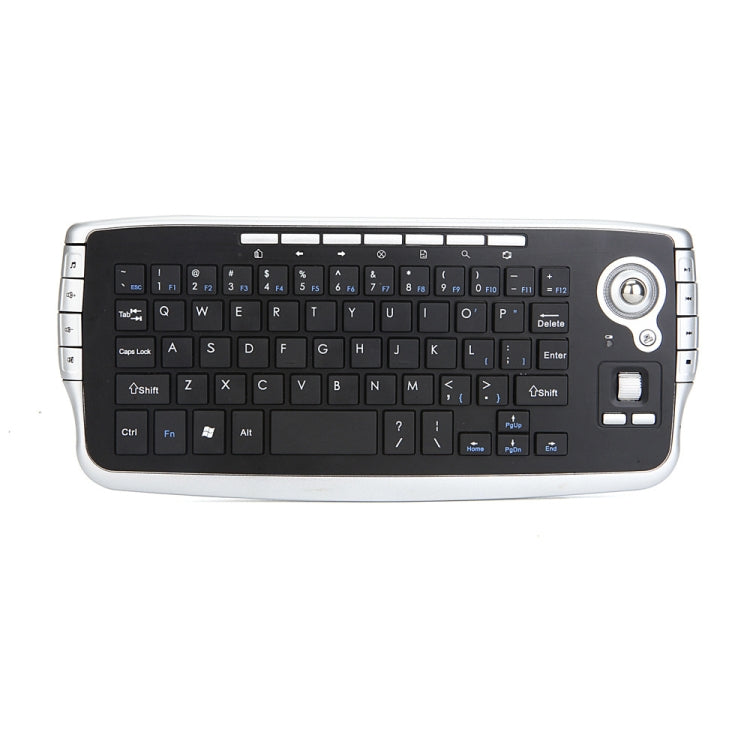 MY-10 2.4G 78 Keys 1200 DPI Mini Wireless Trackball Keyboard Wireless Keyboard And Mouse Set-garmade.com
