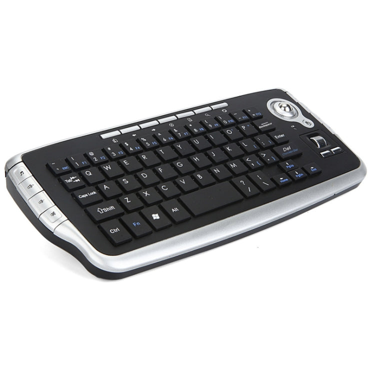 MY-10 2.4G 78 Keys 1200 DPI Mini Wireless Trackball Keyboard Wireless Keyboard And Mouse Set-garmade.com