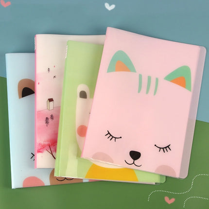 4 PCS Student Stationery Folder Data Sheet, Specification: 10 Pages(Pattern Random Delivery)-garmade.com
