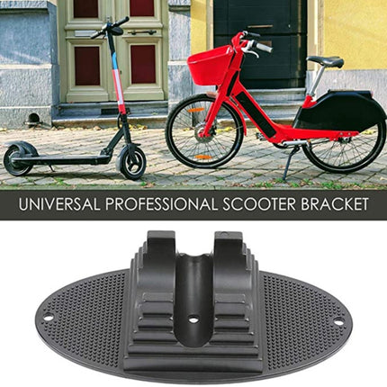 Scooter Fixed Parking Rack Children Bicycle Wheel Pad(Black)-garmade.com