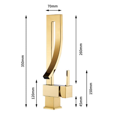 All-copper Rotatable Countertop Basin Hot And Cold Water Faucet-garmade.com