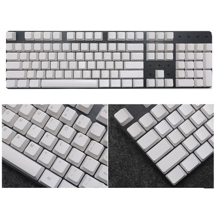 Mechanical Keyboard Laser PBT Keycap White Side Words-garmade.com