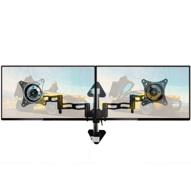 Gibbon Mounts D08W-300 Monitor Bracket Dual Screen Wall Bracket Splicing Computer Bracket-garmade.com
