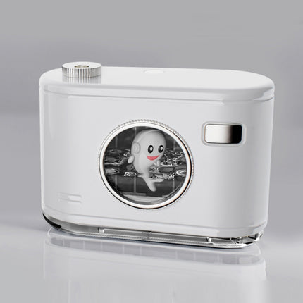 Q30 Desktop Mini Hydrating USB Dolphin Humidifier, Style: Plug-in Version (Snow White)-garmade.com