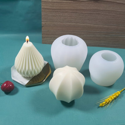 Scented Candle Silicone Mold DIY Handmade Soap Mold, Specification: Sector-garmade.com