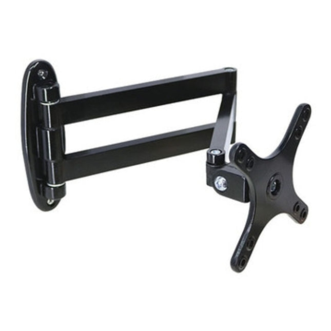 Computer LCD Monitor Wall Mounted Universal Swivel Bracket(Black)-garmade.com