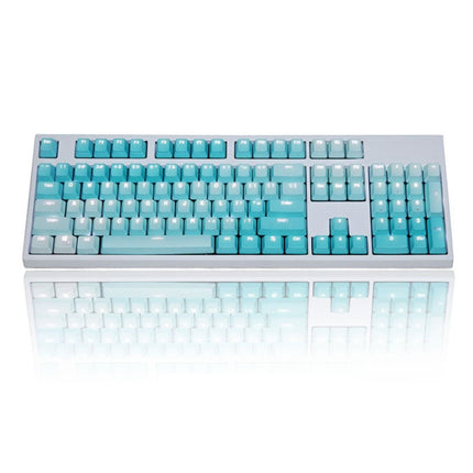 104 Keys Light-transmitting Dip-dyed Keycaps(Frost Blue)-garmade.com