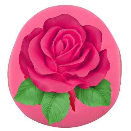 2 PCS Big Rose Flower Handmade Soap Silicone Mold, Colour: Random(8.2x8x2.5cm)-garmade.com