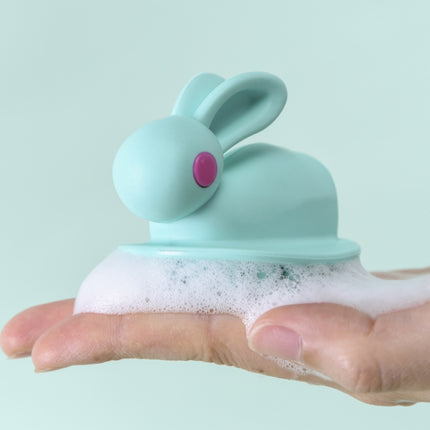 2 PCS Cute Rabbit Shaped Silicone Shampoo Brush(Pink)-garmade.com