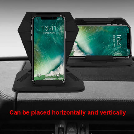 Car Sunshade Anti-Reflective Phone Tablet Holder Compatible with Folding Screen Phones(Matte Black)-garmade.com