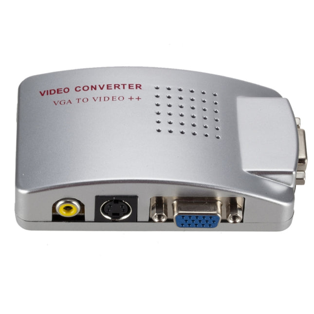 PC Converter Box VGA to AV Converter Video Switch Box-garmade.com