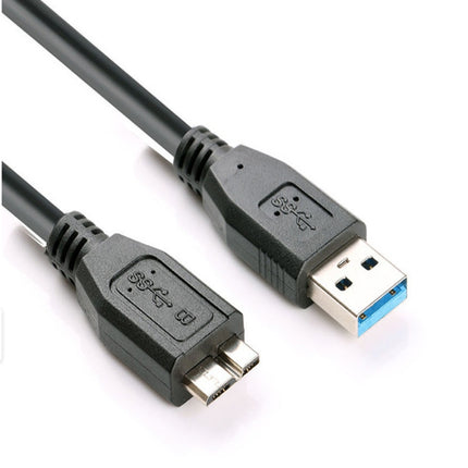 USB 3.0 Male To Micro USB HDD Data Cord For External Mobile HDD,Cable Length:1.8m(Black)-garmade.com