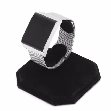 3 PCS Suede C-Shaped Retractable Single Watch Holder(Black)-garmade.com