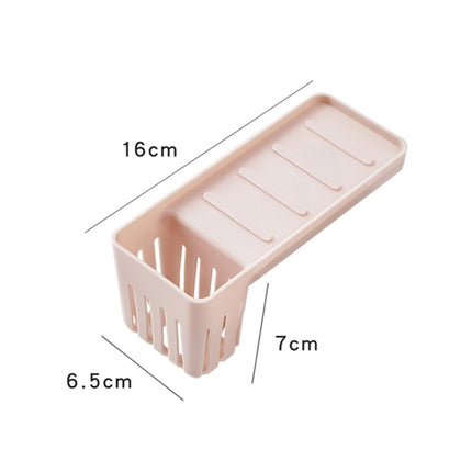 5 PCS TM19006 Sponge Steel Ball Storage Drain Basket(White)-garmade.com